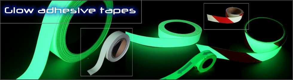 Photoluminescent adhesive tapes